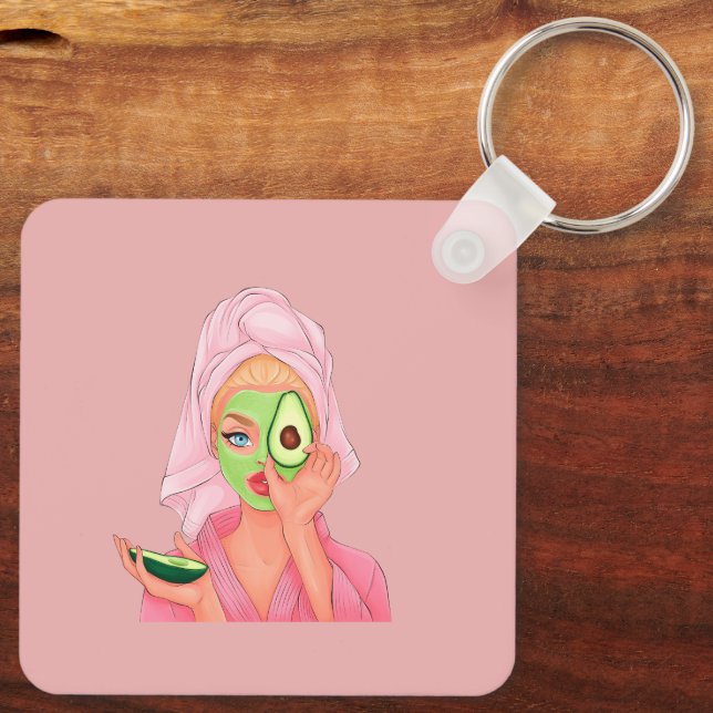 Chaveiro Seja gentil consigo mesmo sempre (Verso)