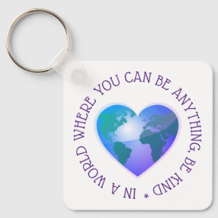 Chaveiro Seja inspirador, citações do mundo