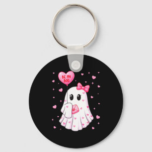 Chaveiro Seja Minha Boo Coração Boo Fantasma Roupa de Dia d