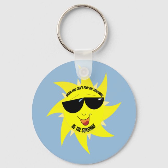 Chaveiro Seja O Arco-Íris Sunshine (Frente)
