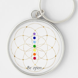 Chaveiro Seja Open Chakra & Seeds of Life