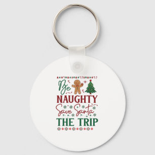Chaveiro Seja Travesso Salve Viagem de Papai Noel Biscoito 