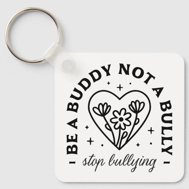 Chaveiro Seja um amigo, não um bullying (Frente)