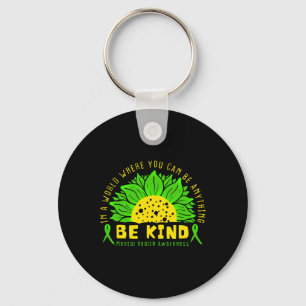 Chaveiro Seja verde Fita Sunflower Mental Health Aware