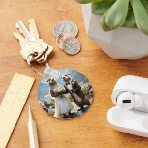 Chaveiro **"Selado com um Beijo: Totalmente apaixonado"**