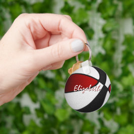 Chaveiro seleção de basquete preto vermelho colorido presen