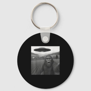 Chaveiro Selfie De Pé Grande Com Alienígena Ufo Engraçada P
