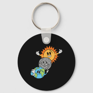 Chaveiro Selfie Earth Moon Sun Solar Eclipse abril 08