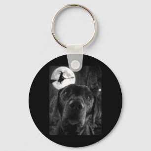 Chaveiro Selfie Labrador Feminino Engraçado Lua Cheia Voand