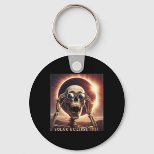 Chaveiro Selfie Skeleton Kids Mens Eclipse Solar