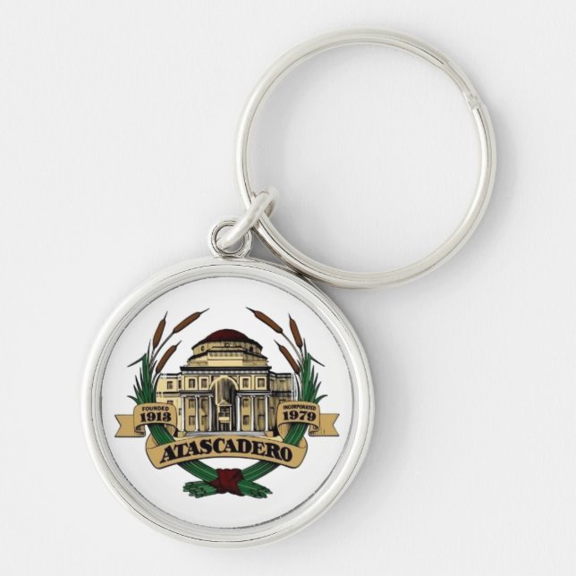 Chaveiro Selo de Atascadero, Califórnia (Frente)