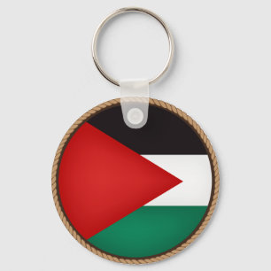 Chaveiro Selo de Bandeira da Palestina legal