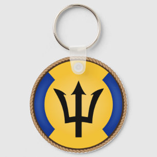 Chaveiro Selo de Sinalizador de Barbados legal