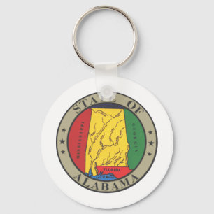 Chaveiro Selo do estado de Alabama