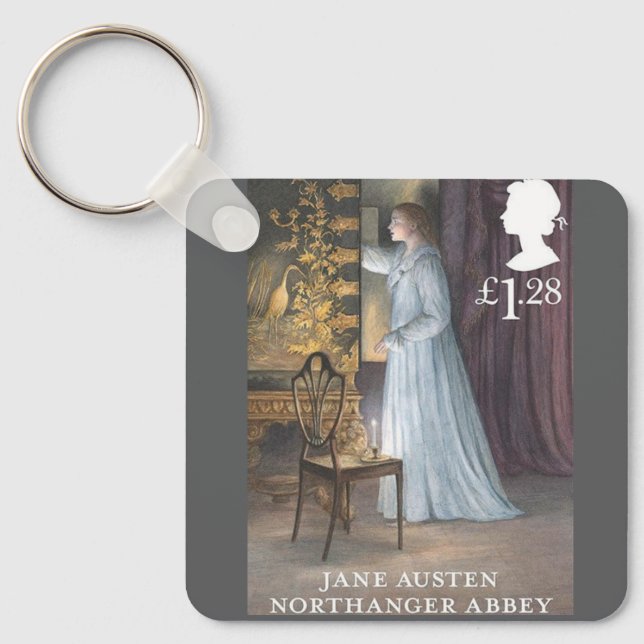 Chaveiro Selo e citação de Northanger Abbey (Frente)