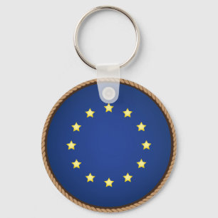 Chaveiro Selo legal da bandeira da União Europeia