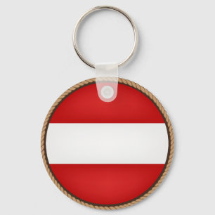 Chaveiro Selo legal da bandeira de Áustria