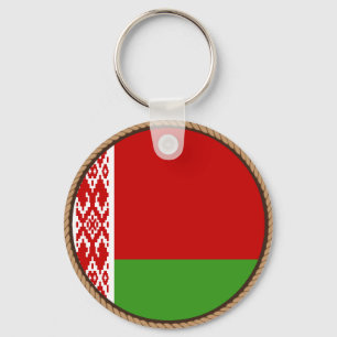 Chaveiro Selo legal da bandeira de Belarus