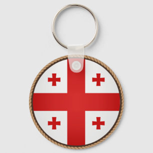 Chaveiro Selo legal da bandeira de Geórgia