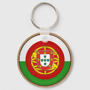 Chaveiro Selo legal da bandeira de Portugal