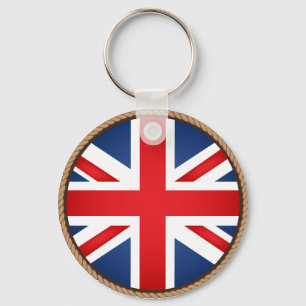 Chaveiro Selo legal da bandeira de Reino Unido