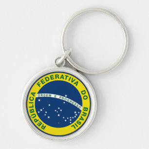 Chaveiro selo nacional do Brasil