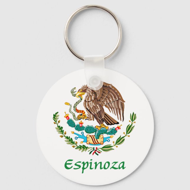 Chaveiro Selo Nacional Espinoza Mexicano (Frente)