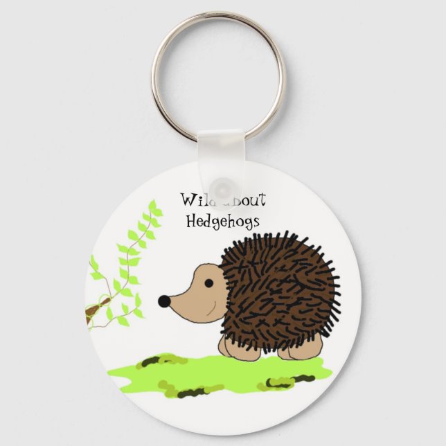 Chaveiro Selvagem Sobre Hedgehogs (Frente)