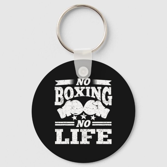 Chaveiro Sem Boxing Sem Vida Boxando Luvas Boxando Luvas (Frente)