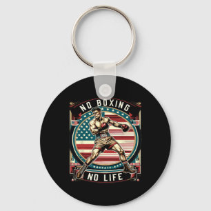 Chaveiro Sem Boxing Sem Vida Homem Americano Boxing