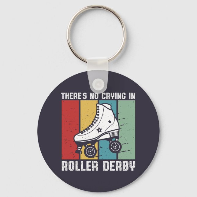 Chaveiro Sem Choro Em Roller Derby Funny Rollerskings (Frente)