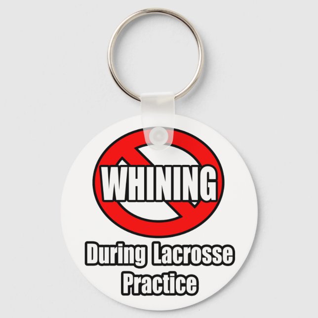 Chaveiro Sem chorume durante a prática de lacrosse (Frente)