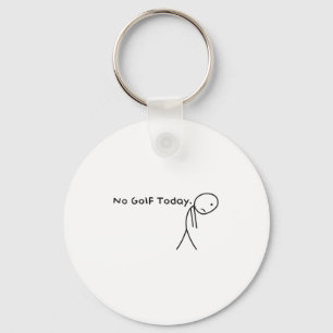 Chaveiro Sem Golfe Hoje Sad Sad Stickman Golfer