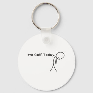 Chaveiro Sem Golfe Hoje Sad Sad Stickman Golfer