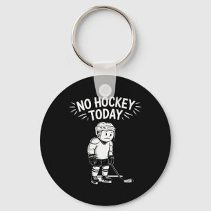 Chaveiro Sem hóquei hoje Stick jogador de hóquei no gelo en