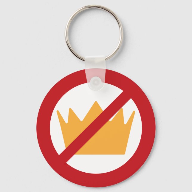 Chaveiro SEM KINGS! Anti-Trump (Frente)