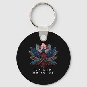 Chaveiro Sem Lama Nenhuma Flor de Lótus Zen Budismo Budista