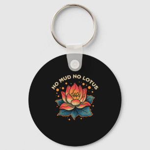 Chaveiro Sem Lama Sem Lotus Vintage Zen Citação Budista