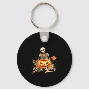 Chaveiro Sem Ossos Sobre Isso Jesus Salva Halloween Cristão