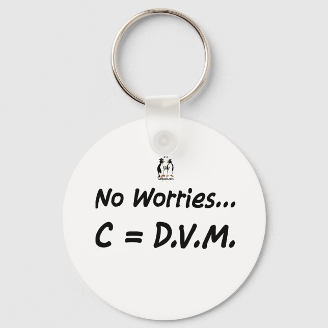 Chaveiro Sem preocupações C=DVM (Frente)