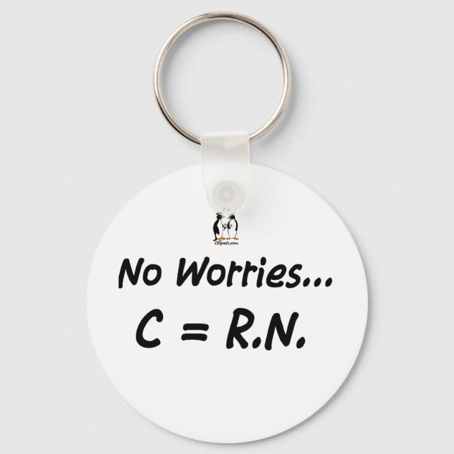 Chaveiro Sem preocupações C=RN (Frente)