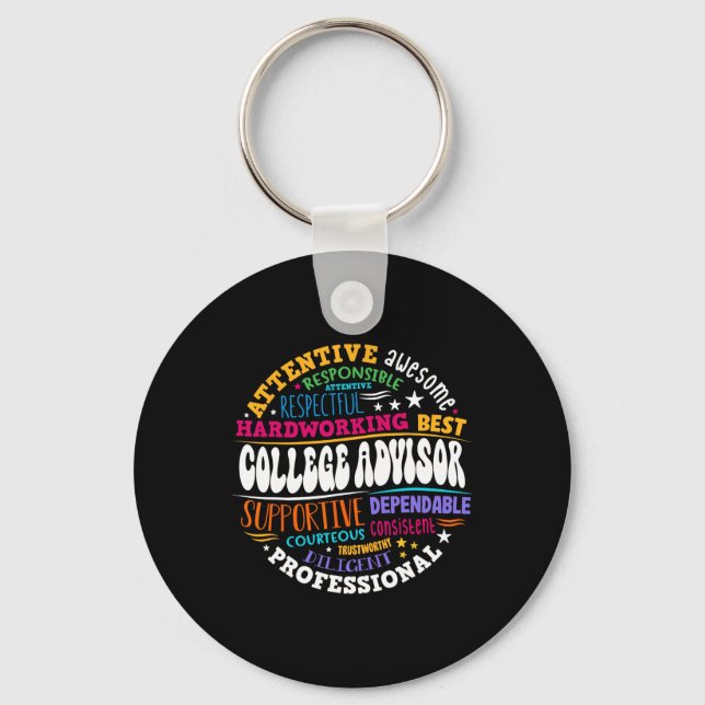 Chaveiro Semana de Apreciação do Groovy College Advisor de  (Frente)
