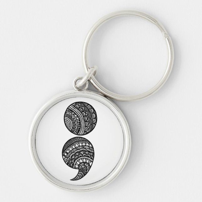 Chaveiro semicolon (Frente)