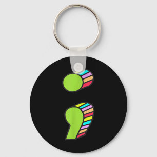 Chaveiro Semicolon T, Prevenção De Suicídio, Está Bem, Não