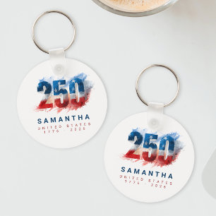 Chaveiro Semiquincentenário EUA Aniversário de 250 anos da 