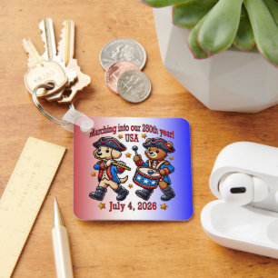 Chaveiro Semiquinentenário do 250º aniversário dos EUA