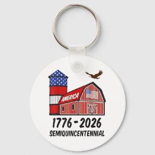Chaveiro Semiquinentenário dos EUA 250º Aniversário 1776-20