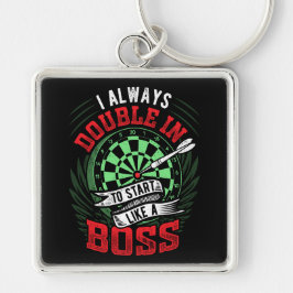 Chaveiro Sempre Entrada Dupla para Iniciar - Jogador Dart P