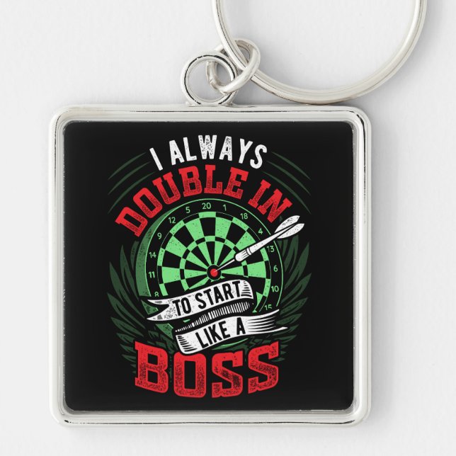 Chaveiro Sempre Entrada Dupla para Iniciar - Jogador Dart P (Frente)