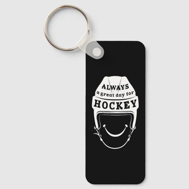 Chaveiro Sempre um dia de Excelente para o hóquei (Frente)